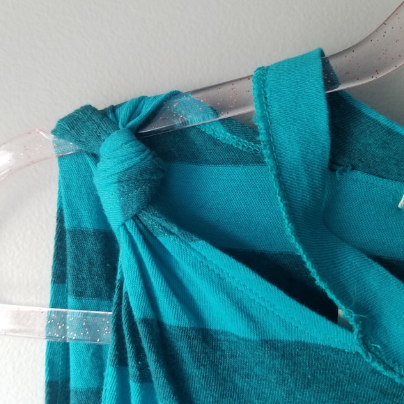 We The Free Knot Tank Teal Stripe NWOT Size Small… - Picture 5 of 7